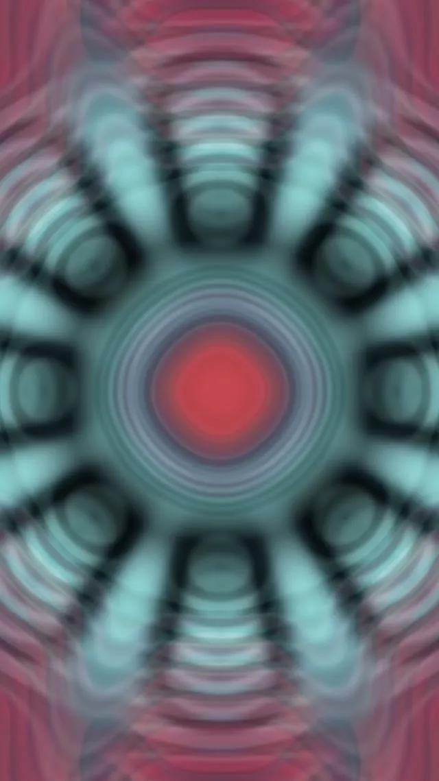 Núcleo Vermello Pulsante Túnel de Neón | 9:16 Reels | 60fps VJLoops Protector de Pantalla