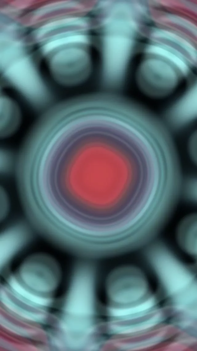 Núcleo Vermello Pulsante de Túnel Neón | 9:16 Reels 60fps VJLoops Screensaver