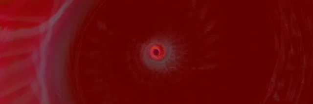 Túnel Neon Vermello Pulsante 3:1 Triple Ancho 60fps VJ Loop Protector de Pantalla