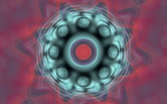 脈動紅色霓虹隧道漩渦 | 16:10 MacBook 60fps 螢幕保護程式 VJLoops