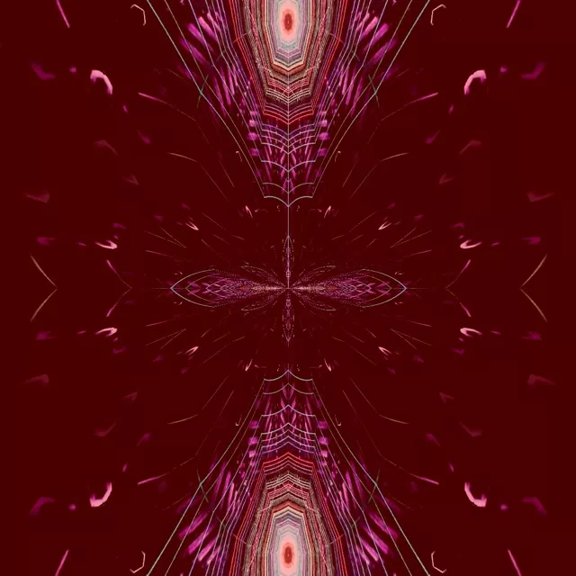 Pulsating Symmetrical Neon Tunnel VJ Loop 1:1 Square 60fps Screensaver