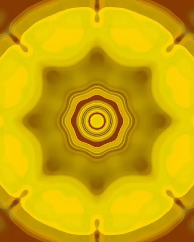 পালসেটিং ইয়েলো নিয়ন টানেল | 4:5 ইনস্টাগ্রাম | 60fps স্ক্রিনসেভার VJLoops লুপ