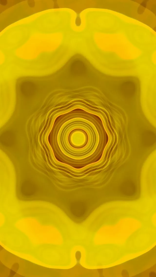 מנהרת ניאון צהובה דופק מערבולת | 9:16 Reels 60fps שומר מסך Loop