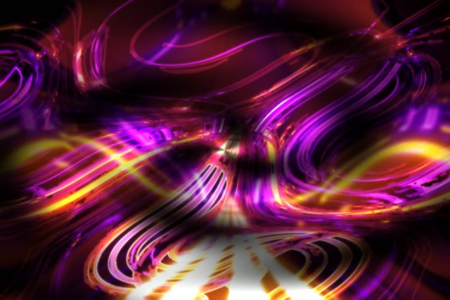 Purple Gold Neon Tunnel VJ Loop 3:2 Surface 60fps Motion Screensaver