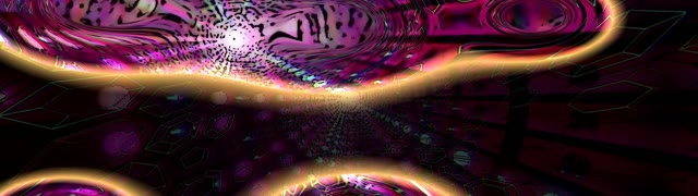 Lilla Guld Neon Tunnel VJLoops 32:9 Ultrawide 60fps Screensaver Motion