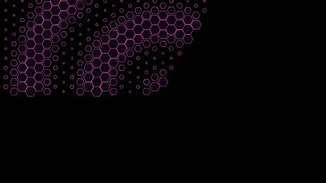 Purple Hexagon Grid Motion | 4K UHD 60FPS VJ Loop
