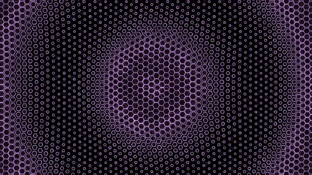 Purple Hexagon Grid Pattern Tech Background Animation