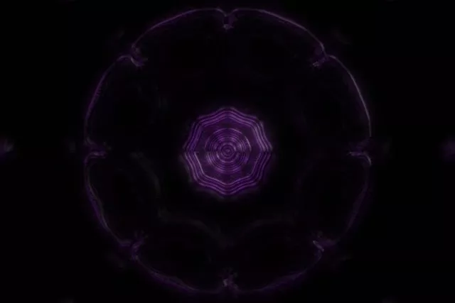 Purple Hexagon Neon Tunnel VJ Loop 60fps 3:2 Screensaver
