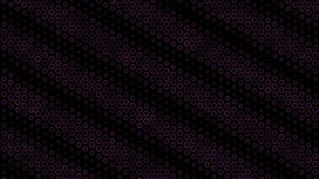Purple Hexagon Network Pattern Animated Background