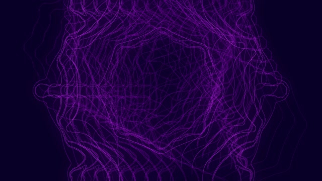 Purple Neon Tunnel 60fps VJ Loop with Spiral Geometric Motion Background