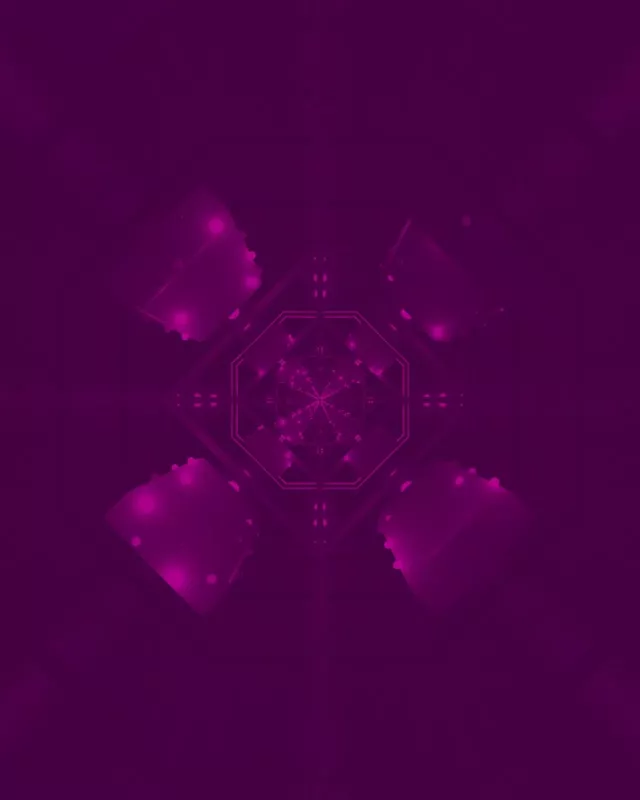 Tunel Neon Mov Fractală Screensaver 60fps 4:5 Instagram Vj Loop