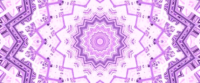 Fialový Neon Tunnel Kaleidoskop Šetrič Obrazovky 2.39:1 Cinemascope 60fps VJ Loop