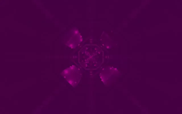 تونل نئون بنفش ماندالا محافظ صفحه MacBook ۱۶:۱۰ VJ Loop 60fps