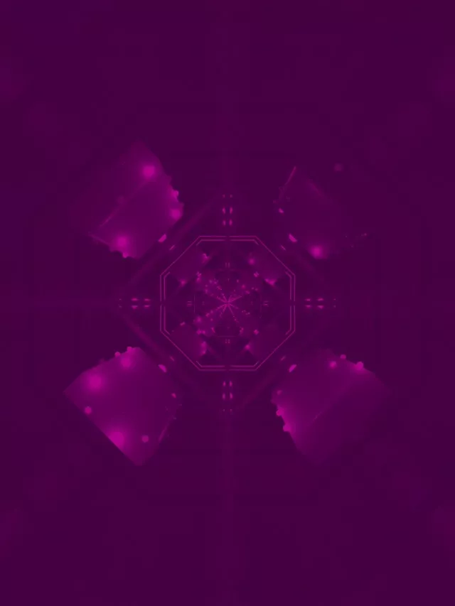 Виолетов Неон Тунел Чувар на екран 3:4 iPad Портрет 60fps VJ Loop