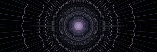 Twnnel Neon Gwe Corryn Pinc Troell VJ Loop 3:1 Triple Wide 60fps Arbedwr Sgrin