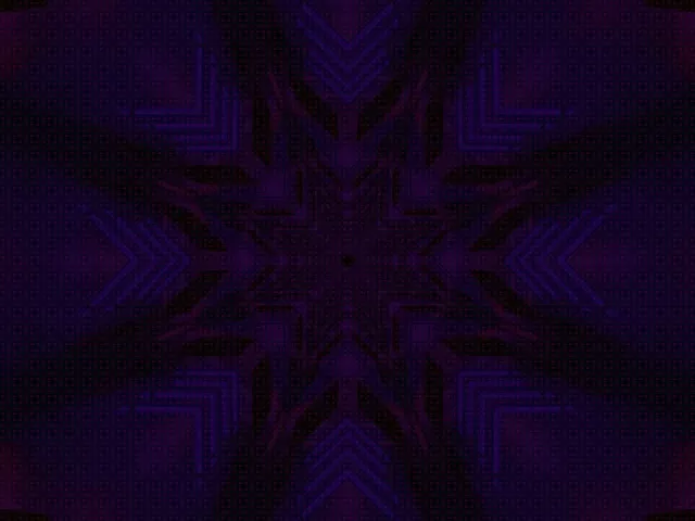 Đường Hầm Neon Tím Ngôi Sao Bùng Nổ Vj Loop 4:3 Classic 60fps Screensaver