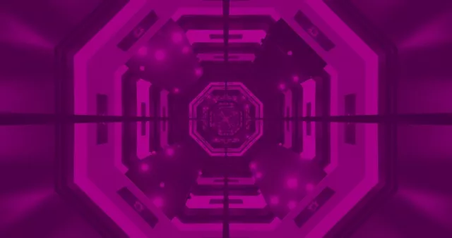 Lilla Neon Tunnel pauseskærm 4K UHD 60fps VJ Loop pauseskærm pc