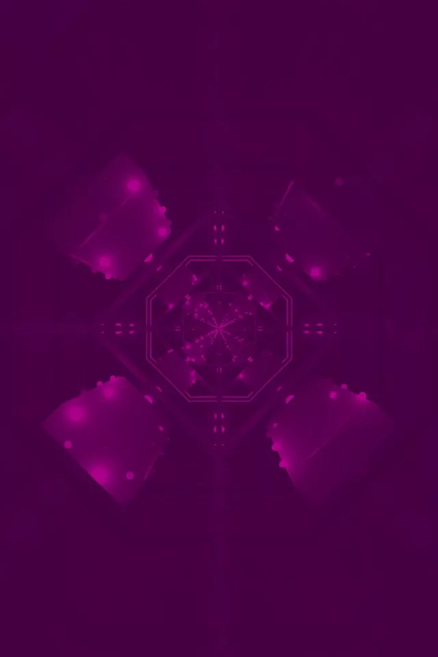 Ljubičasti Neon Tunel Čuvar Ekrana 60fps 2:3 Foto Portret VJ Loop