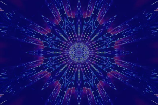 Neon Tunnel Kaleidoscope Burst VJLoops 3:2 Surface 60fps Screensaver