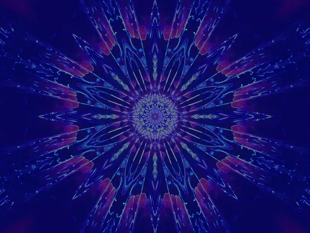 霓虹隧道萬花筒爆發 VJ Loop 4:3 經典 60fps 螢幕保護程式