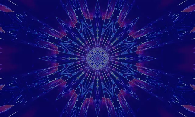 नियॉन टनल कैलिडोस्कोप बर्स्ट VJ Loop 5:3 वाइड 60fps स्क्रीनसेवर