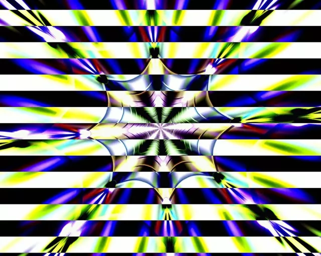 تونل نئون کالیدوسکوپ شعاعی VJLoops 5:4 Industrial 60fps صفحه نگهدار