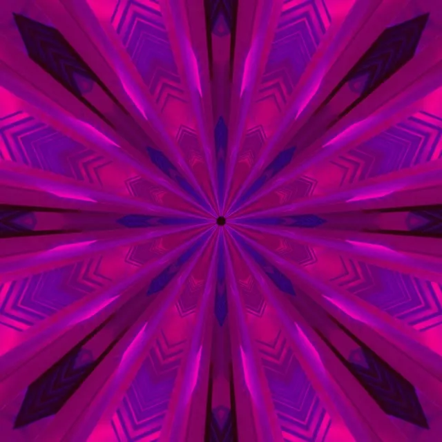 রেডিয়াল ম্যাজেন্টা নিয়ন টানেল VJLoops 1:1 স্কোয়ার 60fps স্ক্রিনসেভার অ্যানিমেশন