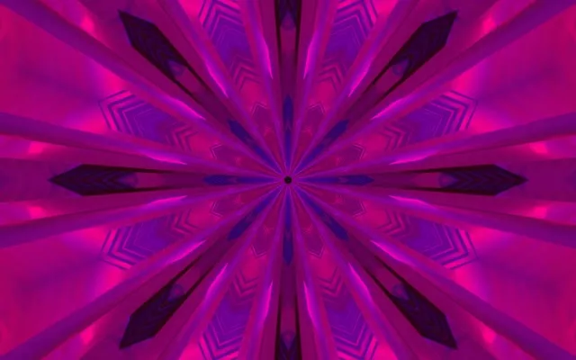 Strahlende Neon Tunnel VJLoops 16:10 Macbook 60fps Screensaver Caleidoscoop Burst