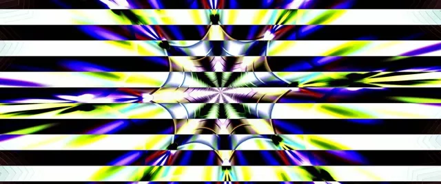 Radiant Neon Tunnel VJ Loop 2.39:1 Cinemascope 60fps Screensaver