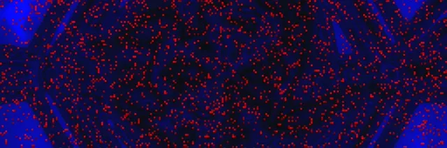 Twnnel Neon Coch Storm Picsel 3:1 Triple Wide 60fps Screensaver Vj Loop