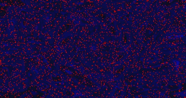 อุโมงค์นีออนแดงน้ำเงินสกรีนเซฟเวอร์ 4K UHD 60fps VJ Loop สกรีนเซฟเวอร์ PC