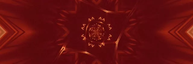 Twnnel Neon Mandala Seren Copr VJ Loop 3:1 Triple Wide 60fps Arbedwr Sgrin