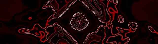 Red Diamond Neon Tunnel Vj Loop 32:9 Super Ultrawide 60fps Screensaver