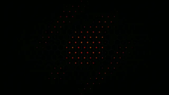Red Digital Particles Network Motion Graphics 4K