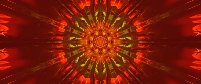 霓虹隧道碎形太陽爆發 VJ Loop 2.39:1 Cinemascope 60fps 螢幕保護程式