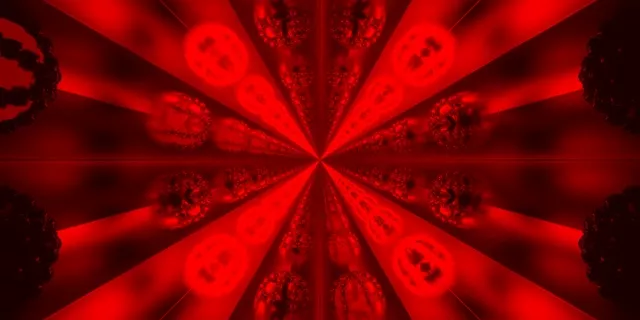 Pula na Fractal Mandelbrot Neon Tunnel VJ Loop 2:1 Univisium 60fps Screensaver