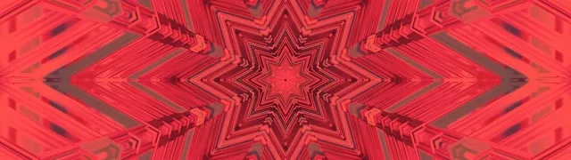 レッド フラクタル スター ネオントンネル 32:9 スーパー ウルトラワイド 60fps スクリーンセーバー VJ Loop