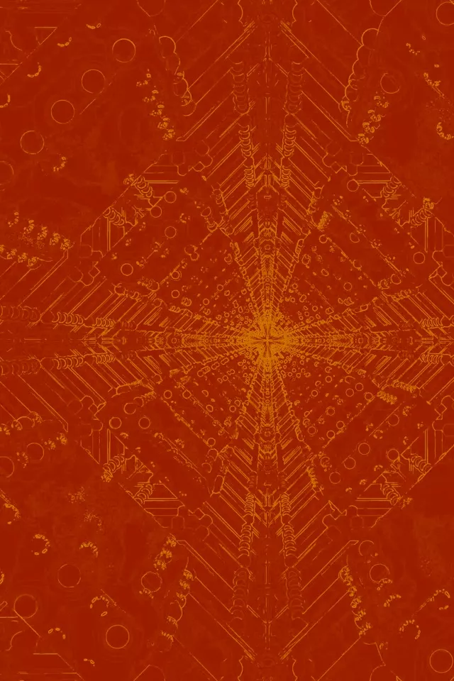 Neon Tunnel Fractal Diamond Burst 2:3 Photo Portrait 60fps Screensaver Vj Loop