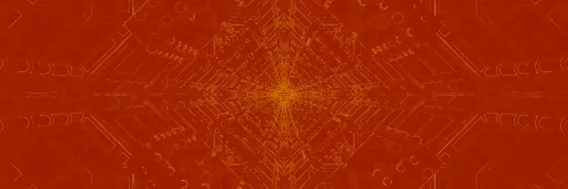 Neon Tunnel Punane Kuldne Kaleidoskoop Täht VJLoops 3:1 Triple Wide 60fps Ekraanisäästja