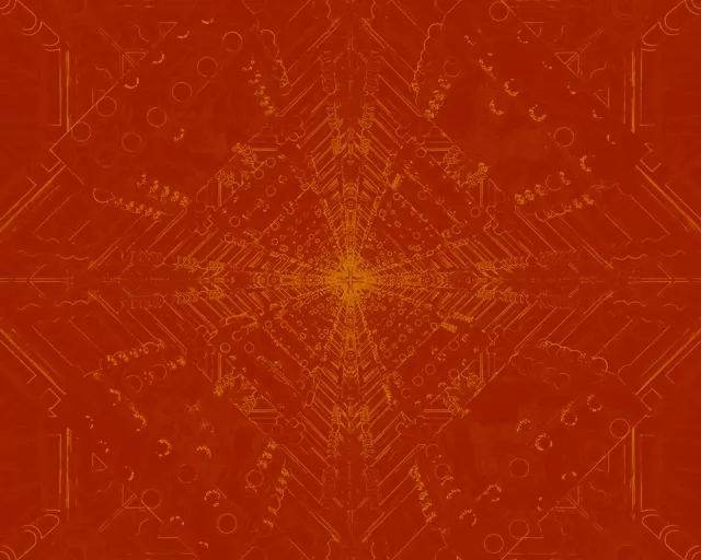 Neon Alagút Mandala Csillag Robbanás 5:4 ipari 60fps Képernyővédő Vj Loop