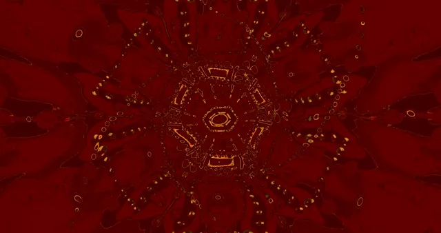 Rot Gold Neon Tunnel Bildschirmschoner 4K UHD 60fps Vj Loop