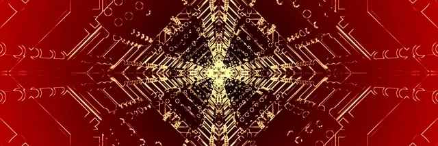 Neon Tunnel Kaleidoscope Vortex | 3:1 Triple Wide | 60fps Screensaver Loop