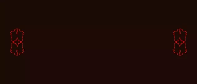 Nyekundu Gothic Tunnel ya Neon 21:9 Ultrawide 60fps Hifadhi ya Skrini Vj Loop