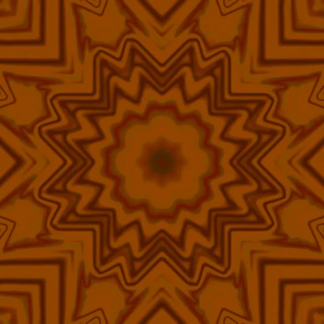 Neon Tunnel Rød Grøn Stjerne Kaleidoskop VJ Loop 1:1 Square 60fps Pauseskærm
