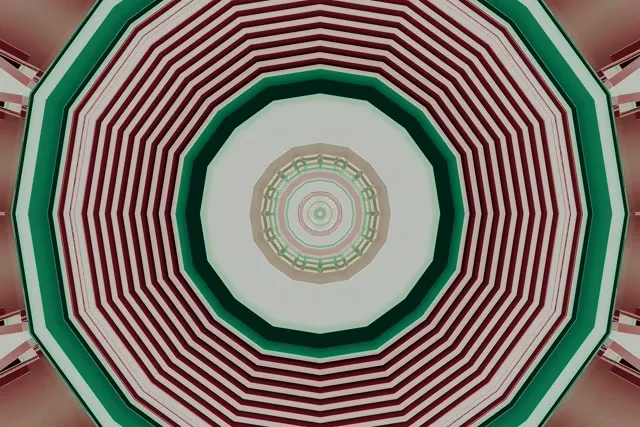 Twnnel Neon Octagon Troellog 3:2 surface 60fps Sgrin Arbedwr Vj Loop