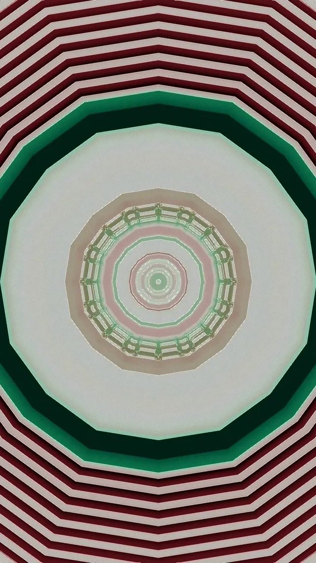 Neon Alagút Nyolcszög Spirál VJLoops 9:16 Reels 60fps Képernyővédő