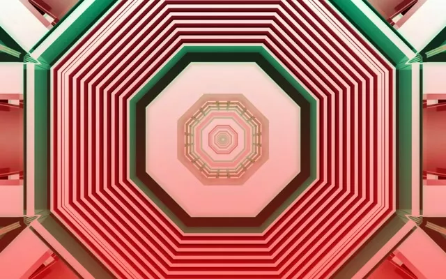 Piros zöld neon alagút képernyővédő 60fps 16:10 MacBook VJ Loop