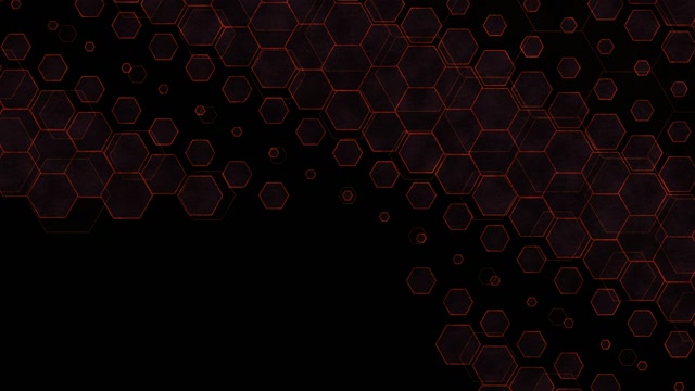 Red Hexagon Honeycomb 4K UHD 60FPS Screensaver PC | VJ Loop Motion