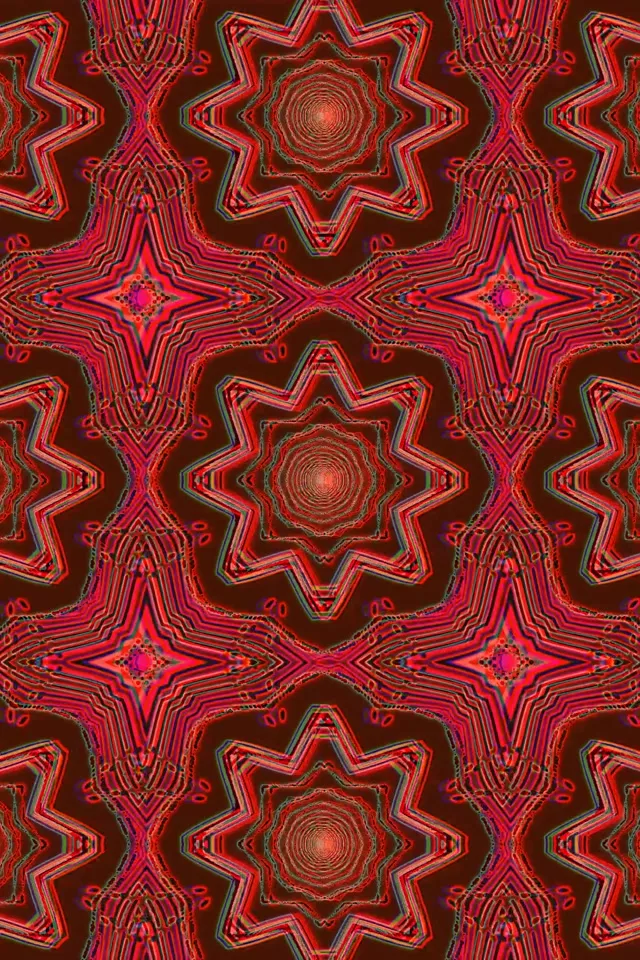 Neon Tunel Crveni Kaleidoskop Vj Loop 2:3 Photo Portrait 60fps Čuvar Ekrana