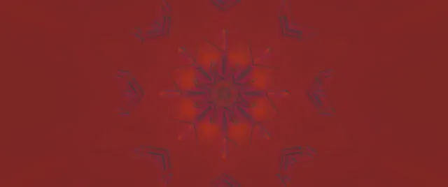 Neon Tunnel लाल मंडला कैलाइडोस्कोप VJ Loop 2.39:1 Cinemascope 60fps Screensaver